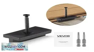 VEVOR 500PCS Hidden Deck Fasteners for Composite Decking Board Universal Composite Clips