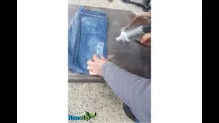 Nanorip&reg; Organik Hassas Kumlama Sistemi ile Kot Kumaştan Boya &Ccedil;ıkarma İşlemi