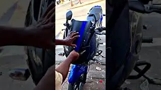 Pulsar220 matblack windshield wrap & fancy names costume stickering fully modified work. Contact me