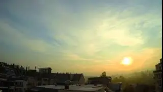 Timelapse sunrise @ Sofia 26.10.2015