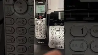 Как зарегистрировать цифровой автоответчик для двухлинейного беспроводного телефона Vtech 6 декабря.