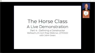 WeTeach_CS For HS - Java Lesson 8C - Horse Class Demo Part 4