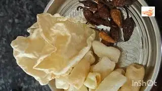 Frying Fryums, Papad & Curd Mirchi | Crispy Snacks at Home #video #cooking #papad #curdmirchi #fryum