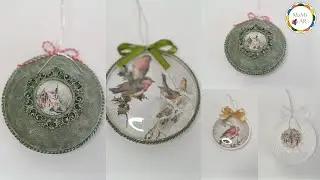DIY: The Most Beautiful Acrylic Christmas Ornaments ✨ Step-by-Step Original Decor