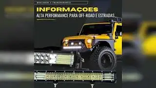 Review: Farol Barra De Led 432w 80cm Trator Maquina Colheitadeira