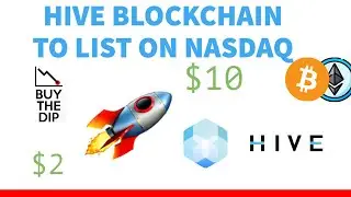 HIVE BLOCKCHAIN to List on NASDAQ🚀🚀 Listing Date finalized📈