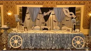 Sweet 16 carrousel decorations