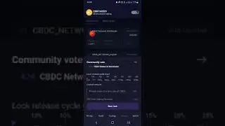 CBDC Token Locking