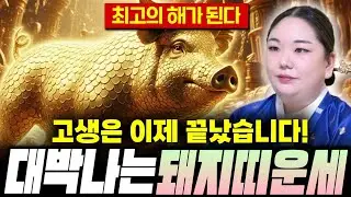 ✨2026년 병오년 초대박 돼지띠 신년운세✨ ` 이것 ` 해서  금전 , 문서 전부 잡자! 하늘에서 떨어지는 금은보화 가져가세요 !/ 59년생 71년생 83년생 95년생 돼지띠운세
