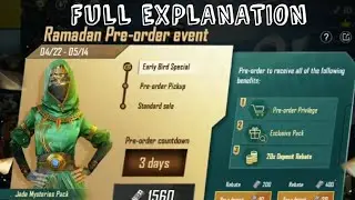 RAMADAN PRE-ORDER EVENT | FULL EXPLAINED | PUBG MOBILE | DEVIL GAMING