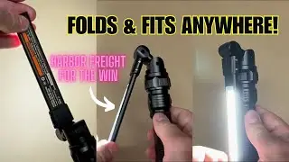 Braun Folding Flashlight Review: Compact & Bright | Harbor Freight Finds