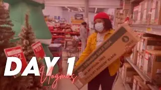 Moving Boxes + Applesauce | Vlogmas Day 1