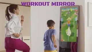How Smart Workout Mirror Home Gym works #fiture #workout #fitness #workoutmirror,