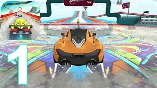 Extreme GT Racing Stunt Gameplay Walkthrough Part 1 (IOS/Android)