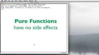 Python Functions 1: Pure Functions
