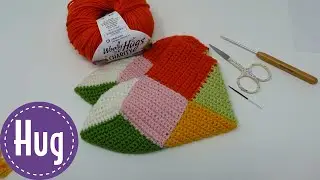 Crocheting House Shoes - Patchwork Style
