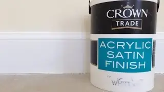 Painting & Decorating, Acrylic Satin Finish  Water base Paint