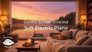 Gentle Sunset Unwind | Soft Electric Piano Ambient