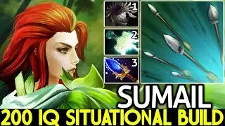 SUMAIL [Windranger] 200 IQ Situational Build First Item Blade Mail 7.25 Dota 2