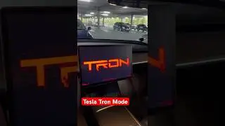 Tesla Tron Mode #tron #tesla
