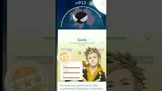 100iv gastly in pokemon go #shorts #viral #shortsfeed
