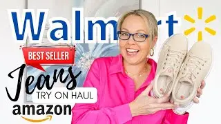 Sofia Vergara Best Seller Jeans | Walmart Try on Haul | Amazon Fashion + Beauty finds