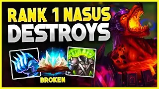 RANK #1 NASUS WORLD TEACHES YOU HOW TO STOMP A SMURF | Carnarius | League of Legends
