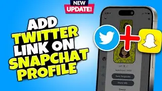 How to add Twitter link on Snapchat public profile bio