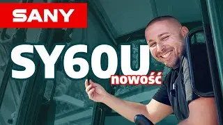 SANY SY60U 🔎 Największa minikoparka w klasie &ndash; kabina i wyposażenie
