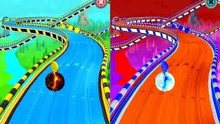 Going Balls: Night Mode vs Normal &ndash; Ultimate Speedrun Battle! (iOS & Android) #Gaming