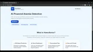 HemoSense : AI Anemia Detection System