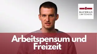 Niklas erkl&auml;rt dir, wie es mit dem Arbeitspensum und Freizeit an der Bucerius Law School aussieht