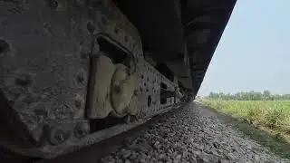 Bogie Wheels side rolling on old rail track. #shorts #ytshorts #siderolling