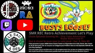 SMR Retro Achievement Let's Play : 32e EP RA ( #TinyToonAdventures / 1 ) ( RetroARCH ) !!!