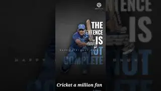 MS Dhoni 4K attitude WhatsApp status Cricket a million fan