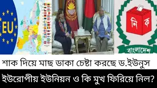 বাংলাদেশের নির্বাচন থেকে ইউরোপ ও মুখ ফিরিয়ে নিল?Awamileague।European Union।Election।  vote।Dr younus