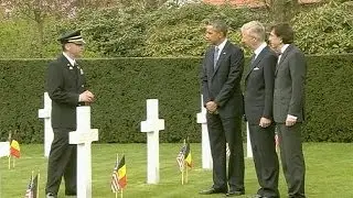 Obama rend hommage aux soldats américains tombés durant la Première guerre mondiale.