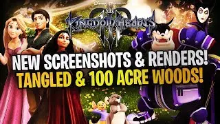 Kingdom Hearts 3 - New Screenshots & Renders! Tangled, 100 Acre Woods & More!