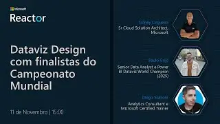 Dataviz Design com finalistas do Campeonato Mundial