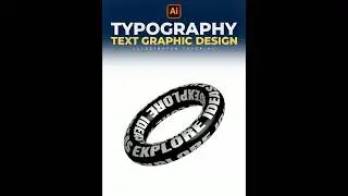 Adobe Illustrator tips to create this typography text graphic design!