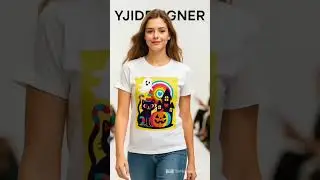 Cute Retro Halloween T-Shirt &ndash; Kawaii Black Cat, Pumpkin & Rainbow  #fashion  @YJIDESIGNER_TSPRING