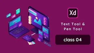 Text Tool and Pen Tool  in Adobe XD -Urdu/Hindi