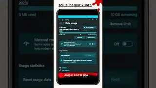 Tutorial cara hemat kuota saat tetrhing ke konputer pc atau laptop