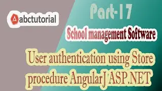 SMS-17: User authentication using Store procedure Javascript AngularJS JQUERY ASP.NET MVC