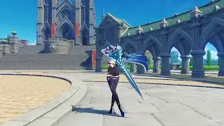 Eula's Normal Attack Animation || Genshin Impact