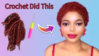 КОРОТКОЕ ВЯЗАНИЕ КРЮЧКОМ | Урок для начинающих по плетению коротких волос