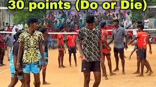 Village Volleyball Tournament 🔥| Young players playing Do or Die match | Mr Love Volleyball