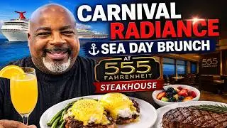Бранч в честь Дня моря в ресторане 555 Fahrenheit Steakhouse на Carnival Radiance