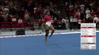Frankie Price 9.9 Floor Arkansas vs Alabama 2-28-25