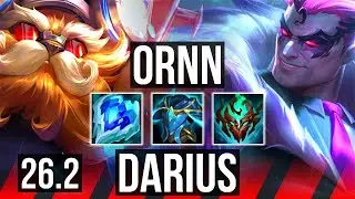 ORNN vs DARIUS (TOP) | Phase Rush, 36K damage | EUNE Master | 26.2